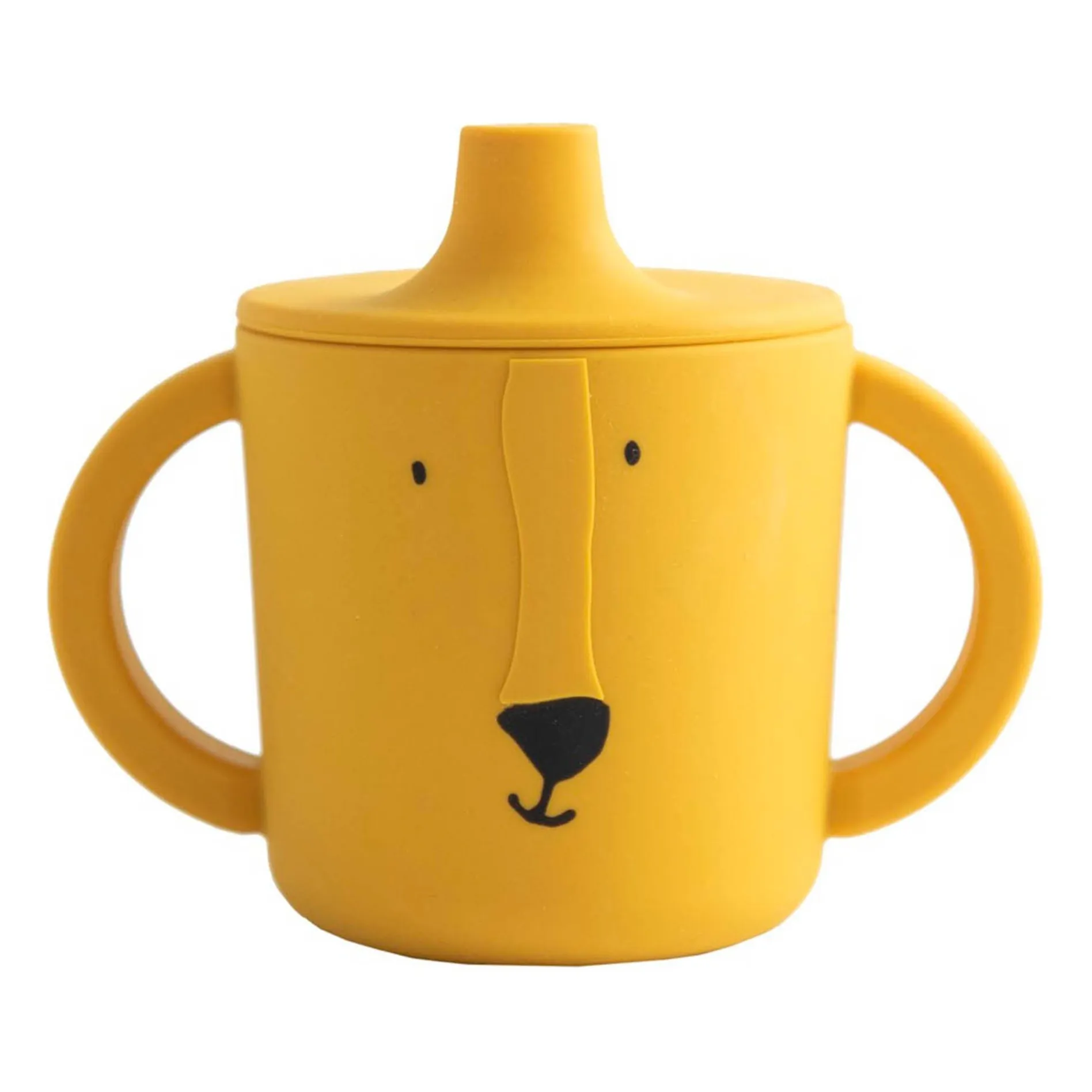 Trixie Yellow Mr. Lion Silicone Training Cup