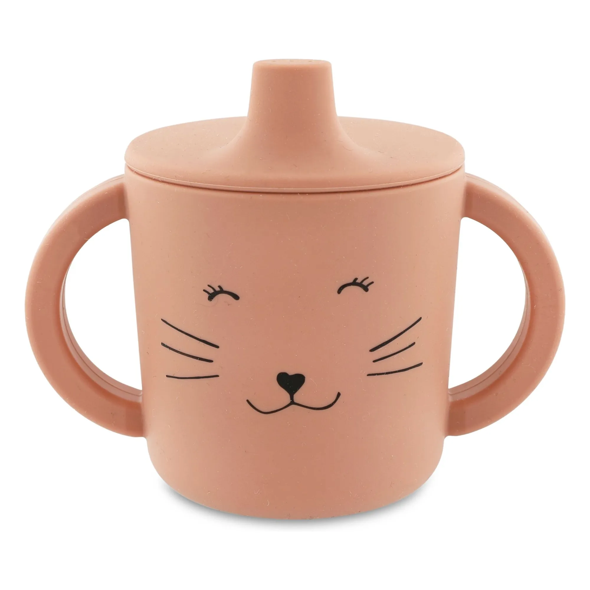 Trixie Pink Mrs. Cat Silicone Training Cup