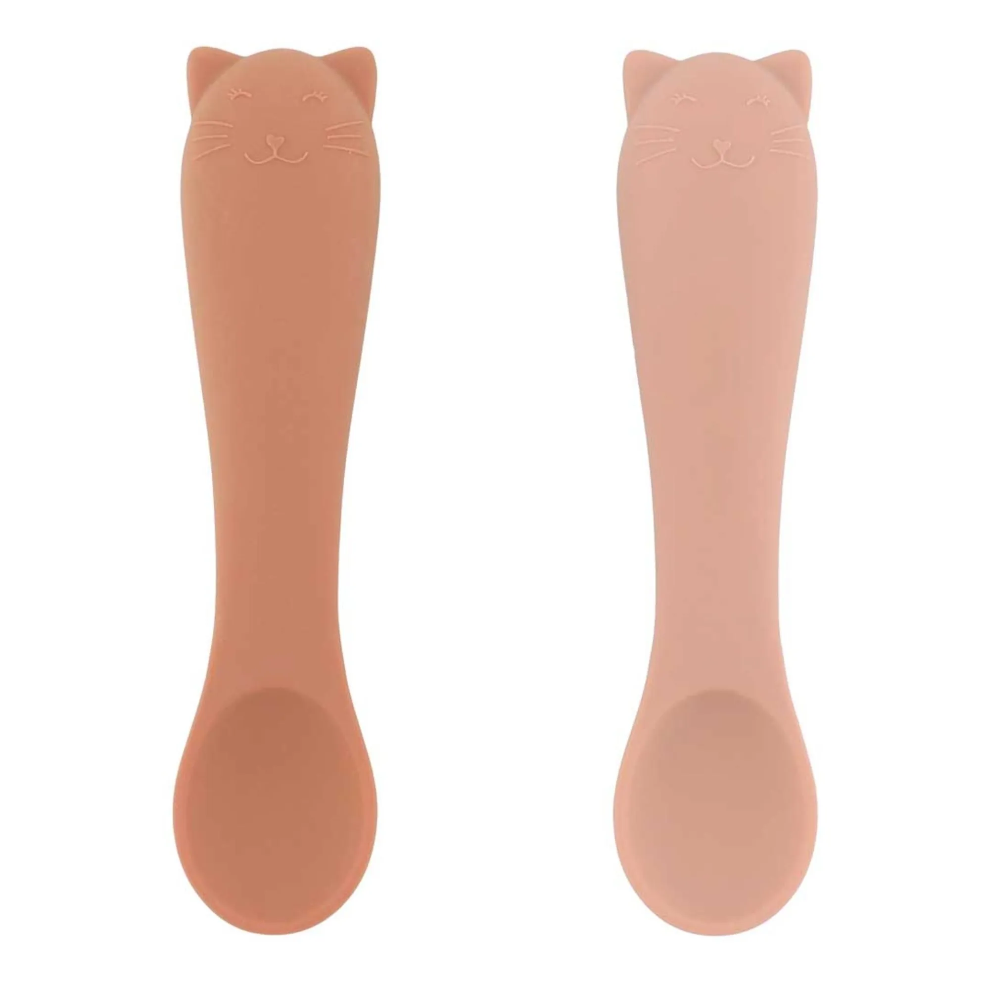 Trixie Pink Mrs. Cat Baby Spoons - Set Of 2