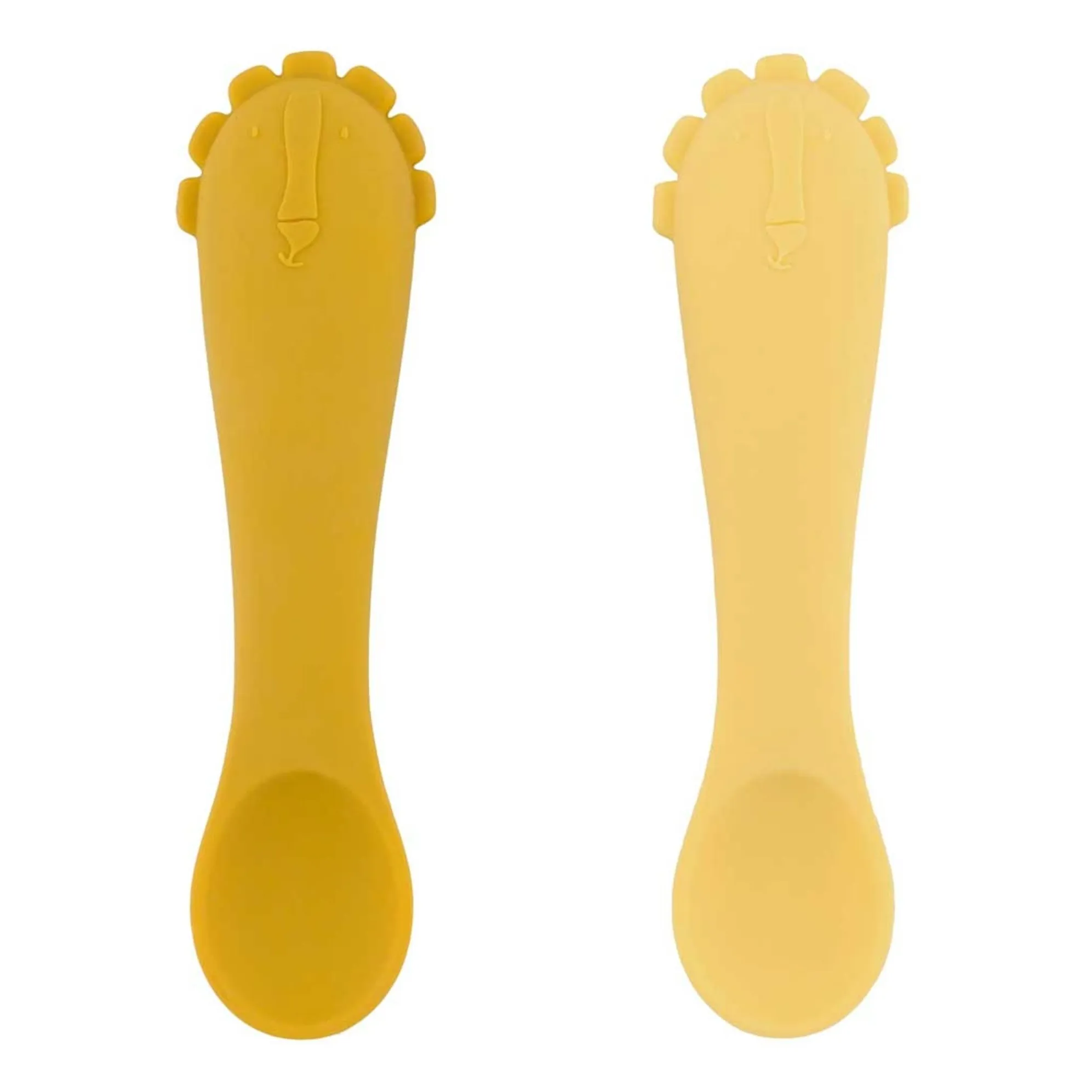 Trixie Yellow Mr. Lion Baby Spoons - Set Of 2