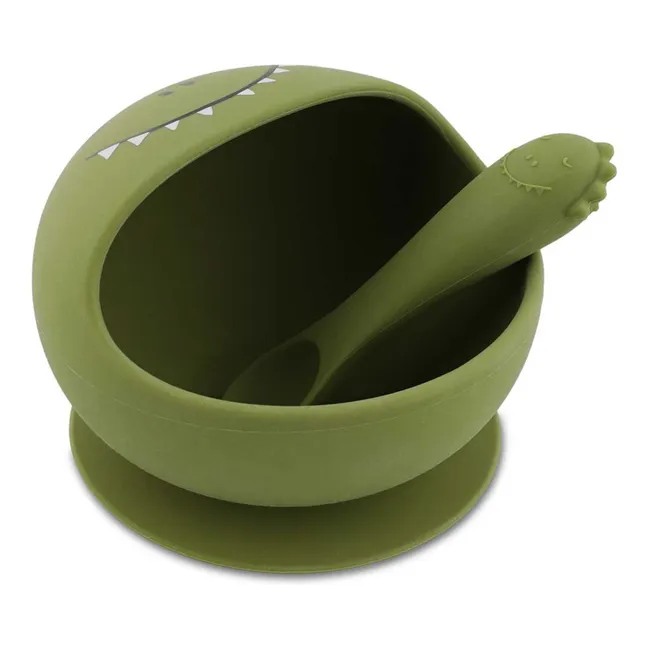 Set Repas Bébé Mr. Dino | Vert