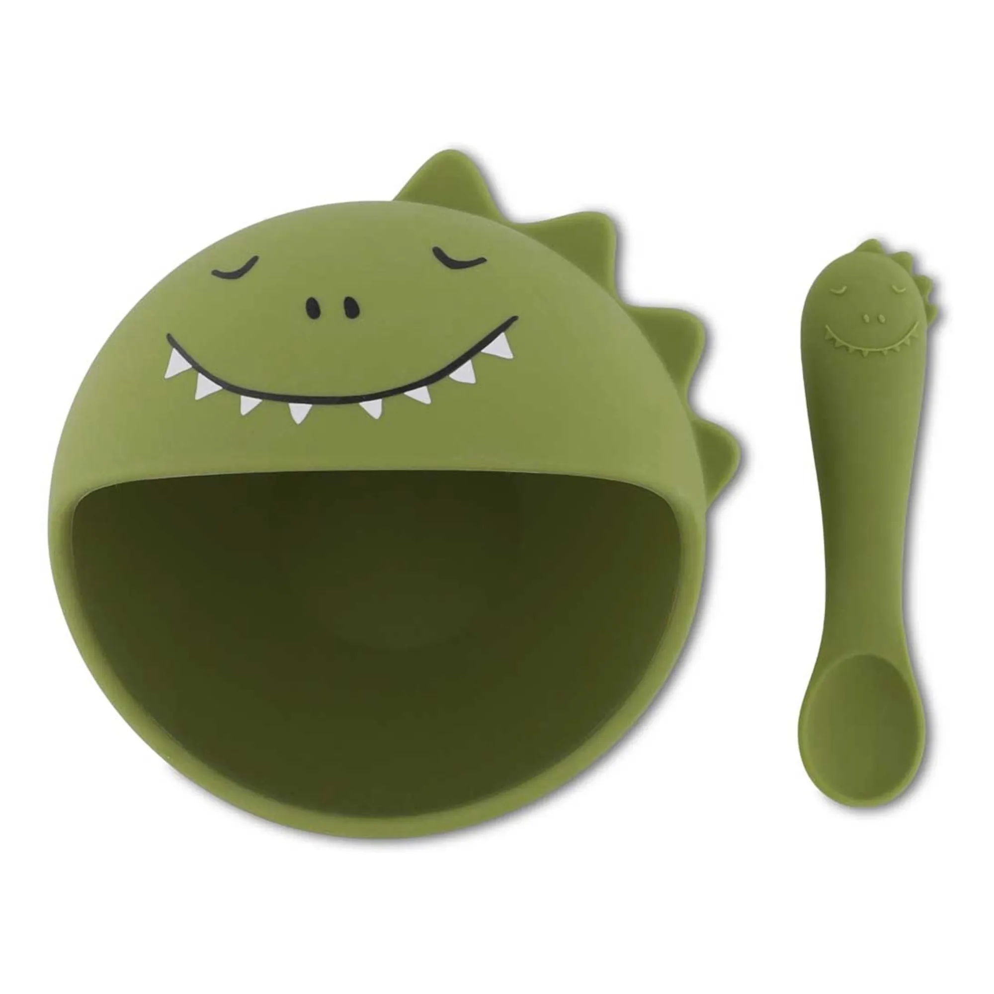 Trixie Green Mr. Dino Baby Meal Set