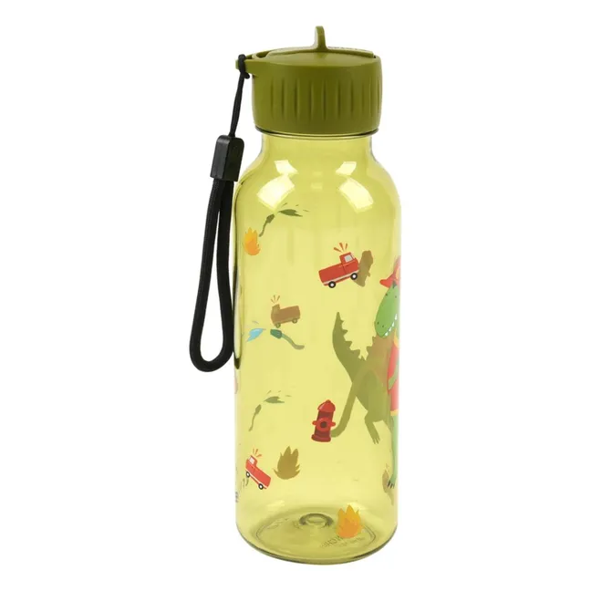 Gourde Tritan™ 500ml Fireman Mr. Dino | Vert
