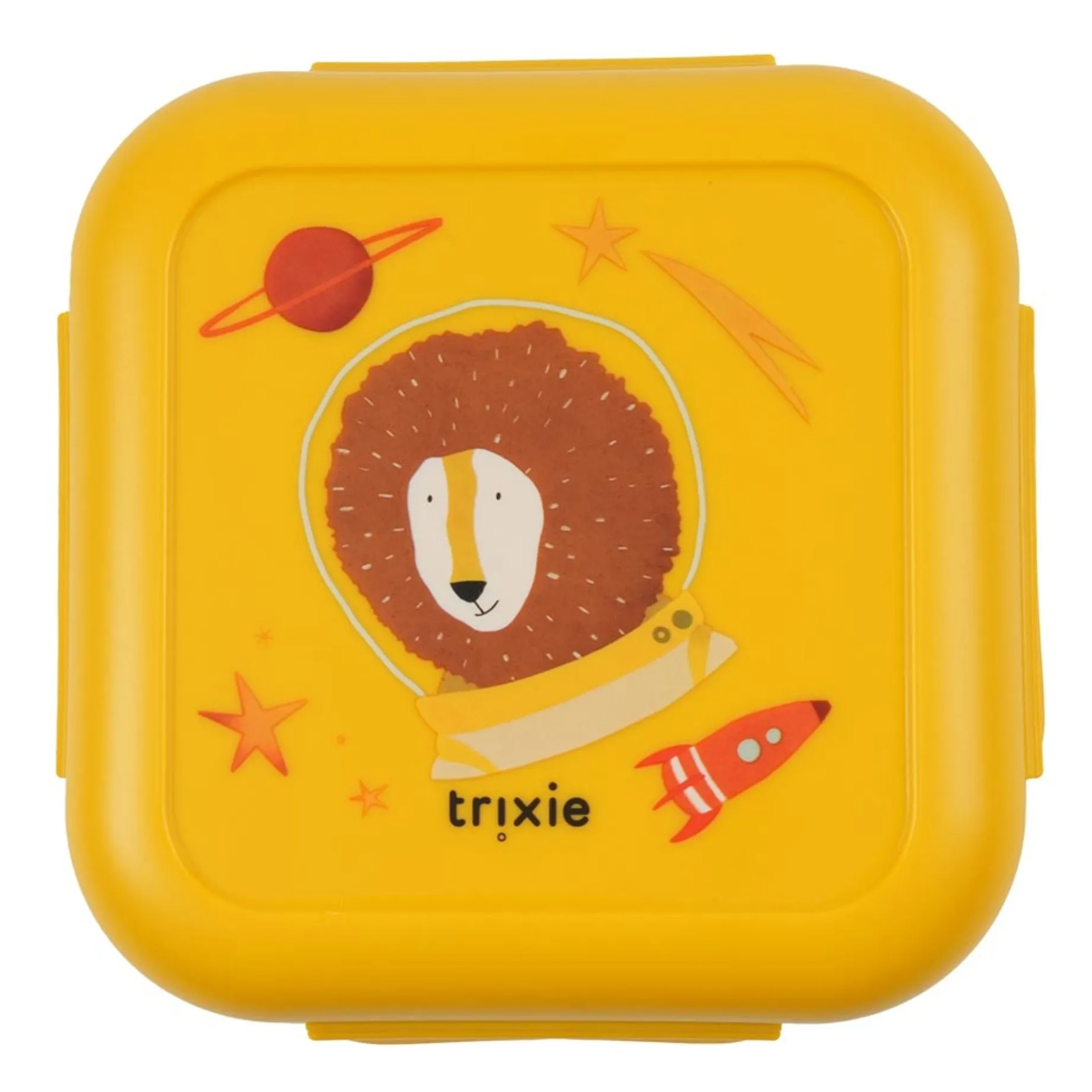 Trixie Yellow Snack Box Clips Spaceman Mr. Lion