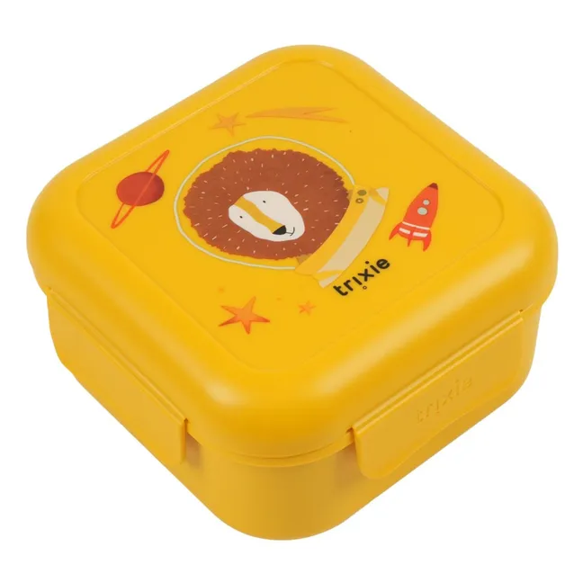Boîte à Goûter Clips Spaceman Mr. Lion | Jaune