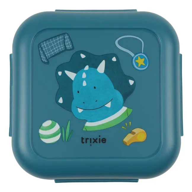 Boîte à Goûter Clips Ballplayer Mr. Triceratops | Bleu