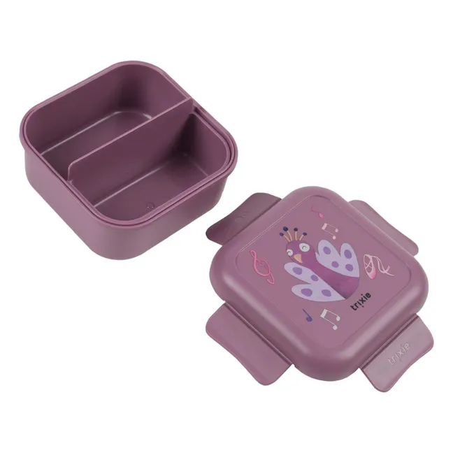 Boîte à Goûter Clips Ballerina Mrs. Peacock | Violet