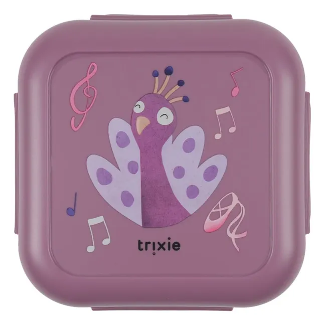 Boîte à Goûter Clips Ballerina Mrs. Peacock | Violet