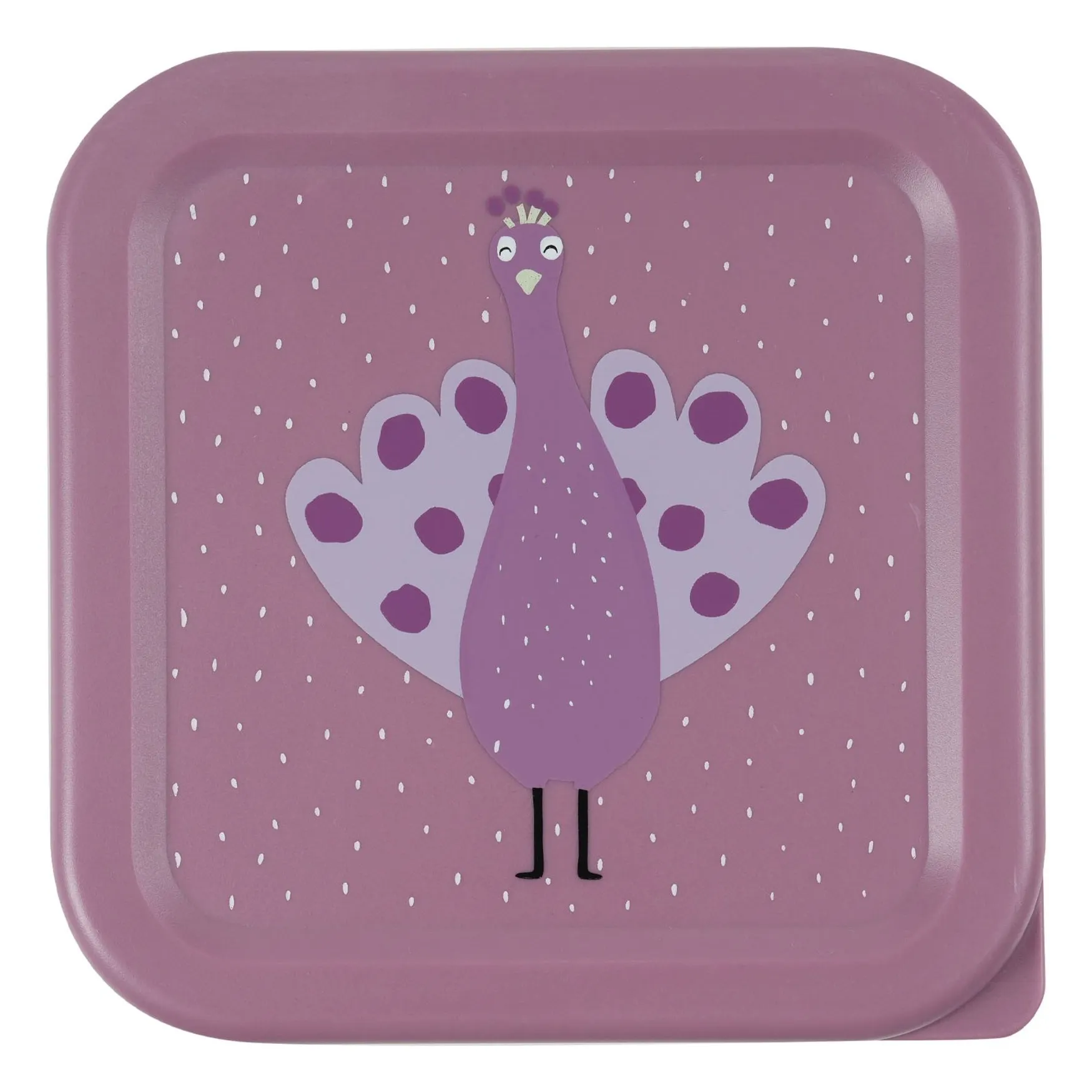 Trixie Purple Mrs. Peacock 3 Piece Snack Boxes