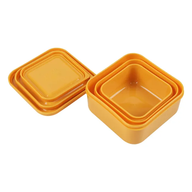 Mr. Giraffe Scatole per snack da 3 pezzi | Albiccocca