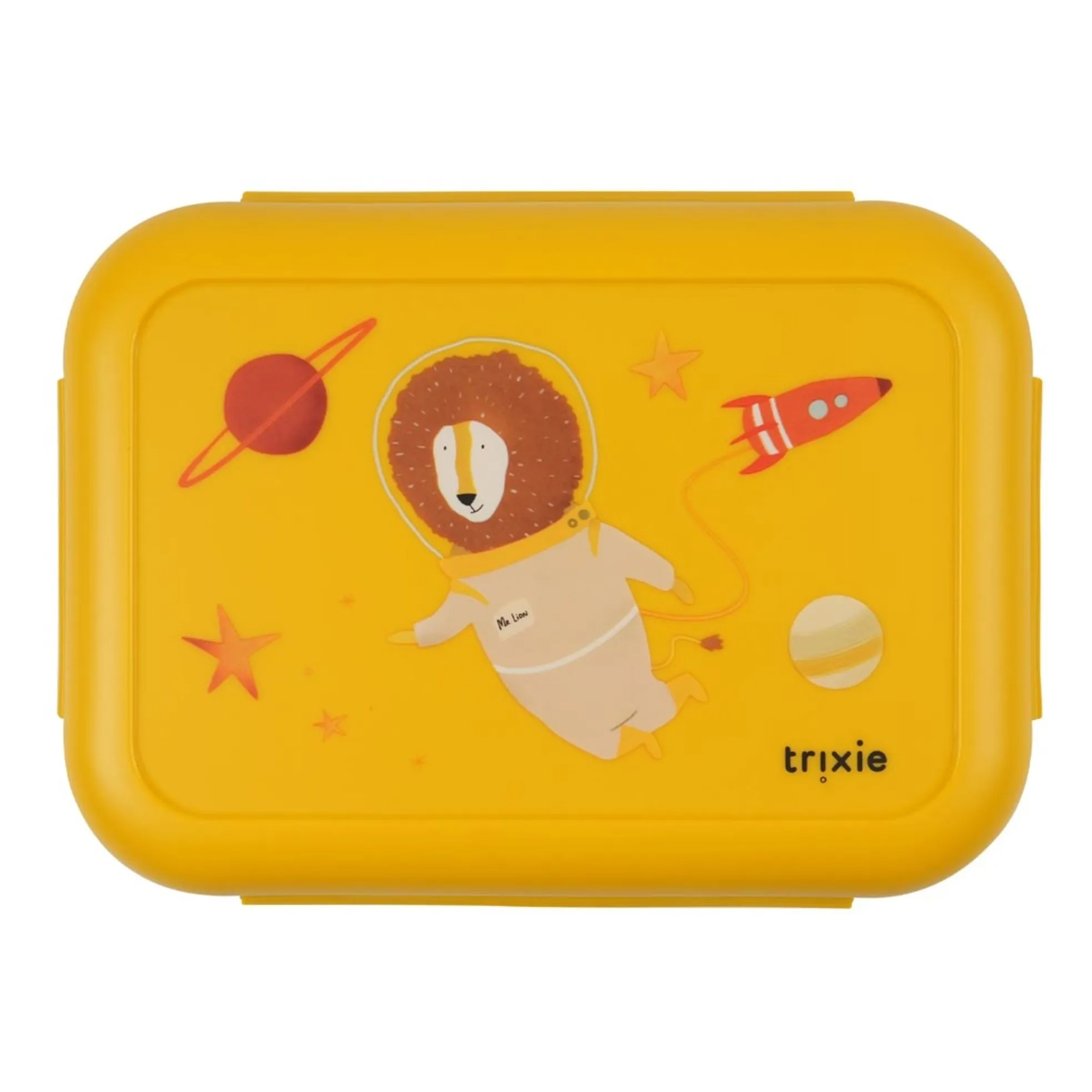 Trixie Yellow Lunch Box Clips Spaceman Mr. Lion