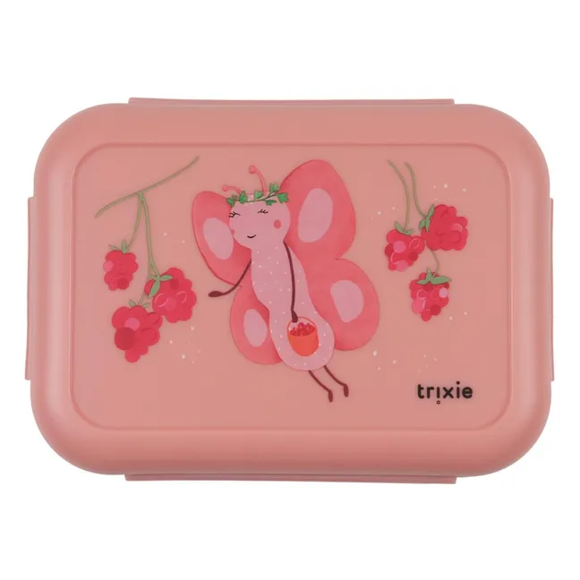 Boîte à Repas Clips Fruit fairy Mrs. Butterfly | Rose