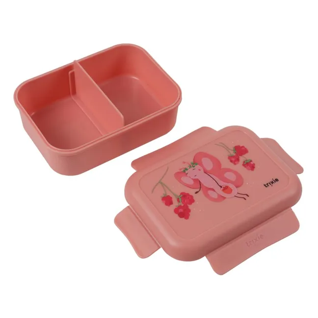 Boîte à Repas Clips Fruit fairy Mrs. Butterfly | Rose