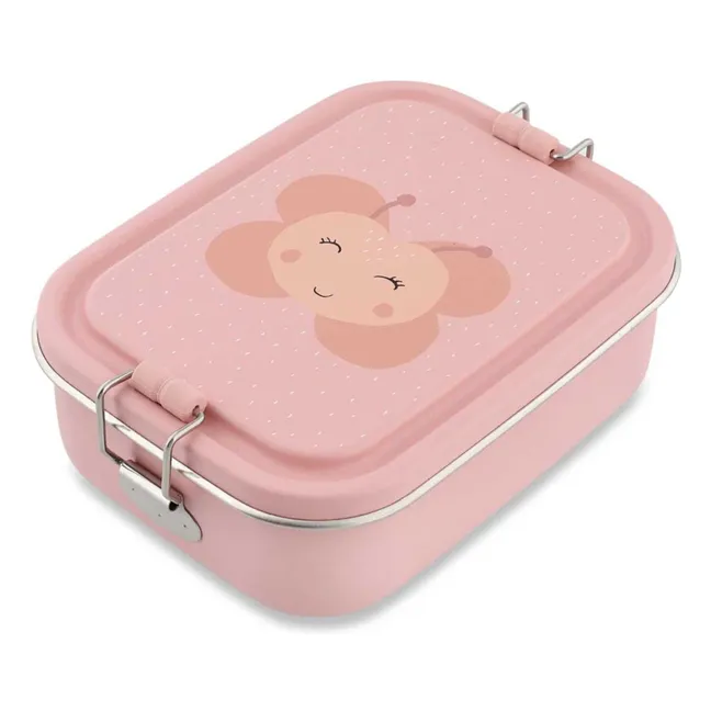Scatola da pranzo piccola Mrs. Butterfly | Rosa