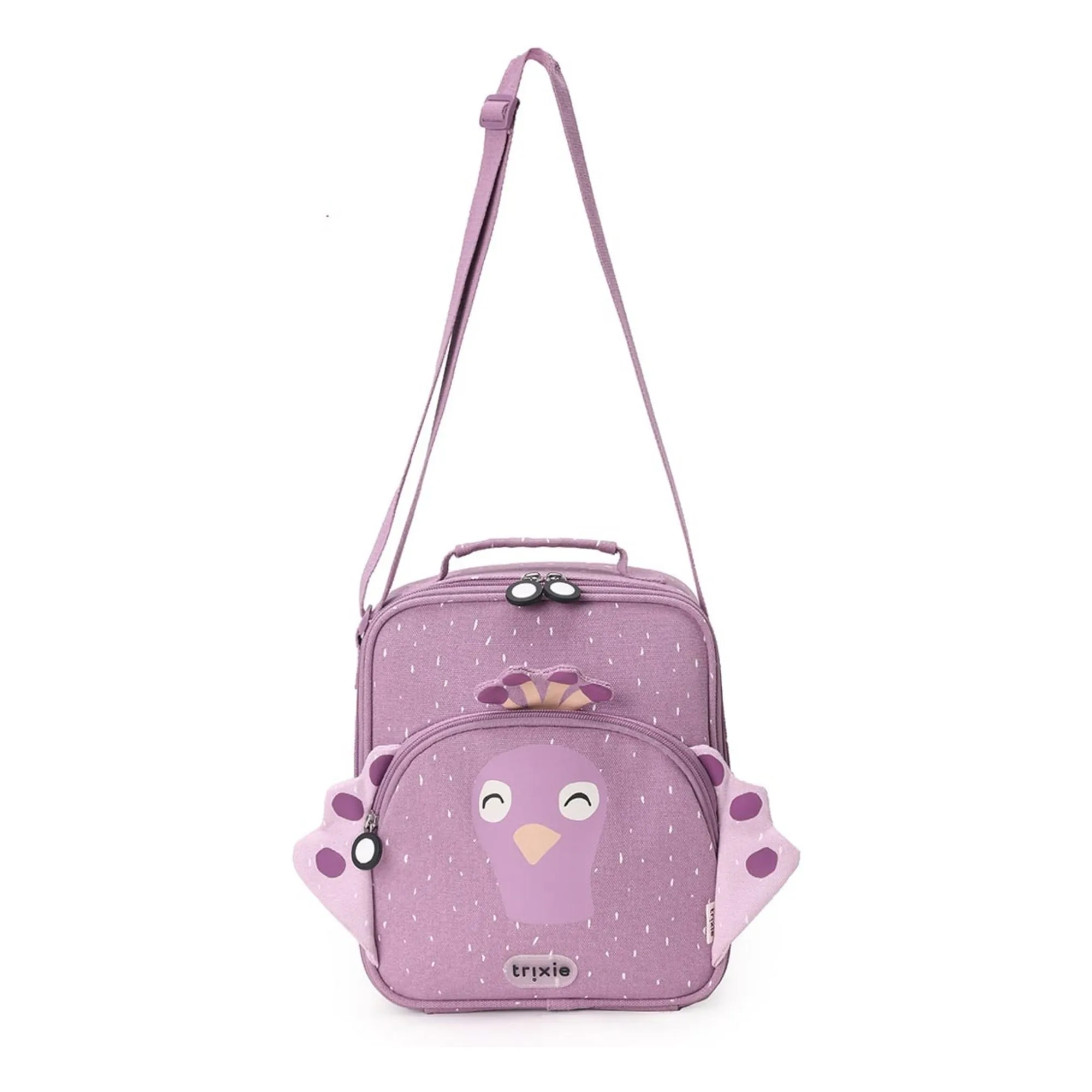 Trixie Purple Mrs. Peacock Insulated Lunch Bag