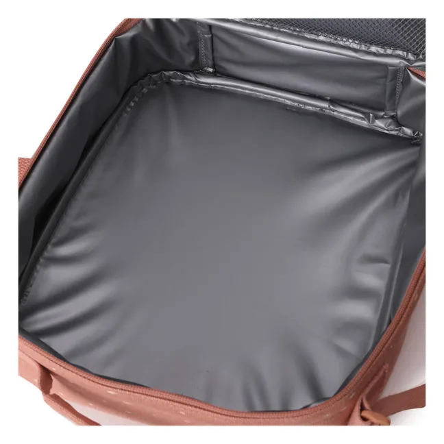 Borsa pranzo isolata Mrs. Cat | Rosa