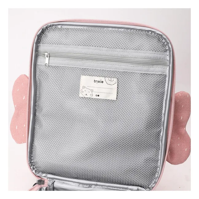 Borsa pranzo isolata Mrs. Butterfly | Rosa