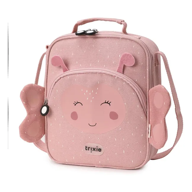 Borsa pranzo isolata Mrs. Butterfly | Rosa
