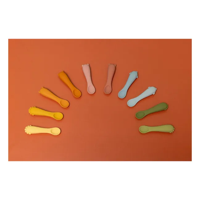 Cucharas para bebé Mrs. Cat - Set de 2 | Rosa