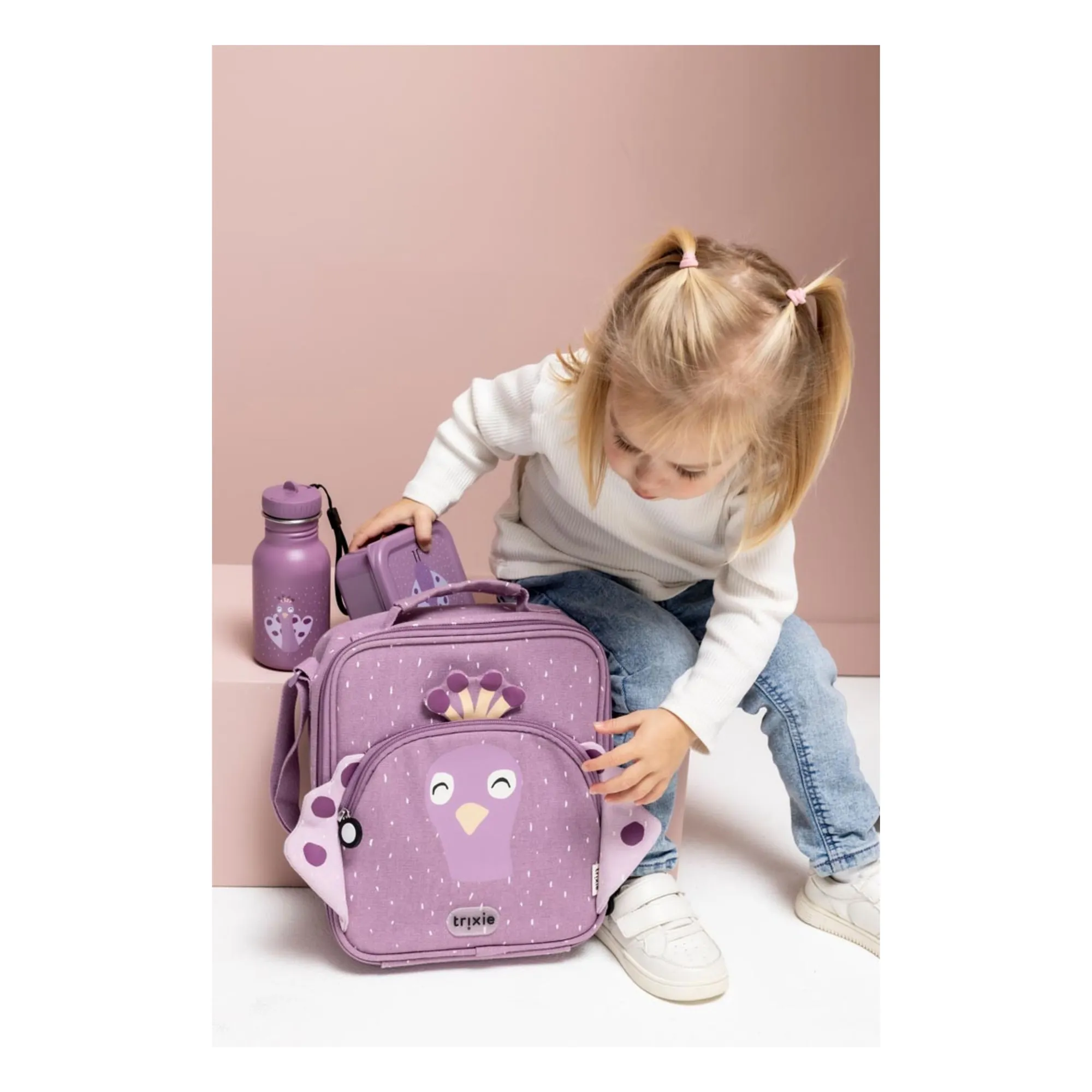 Sac Repas Isotherme Mrs. Peacock | Violet- Image produit n°5
