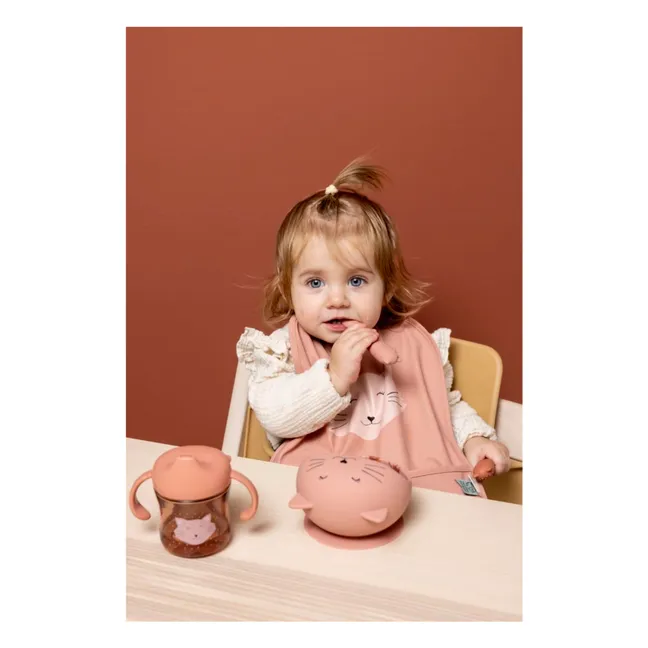 Tasse d'Apprentissage Mrs. Cat | Rose