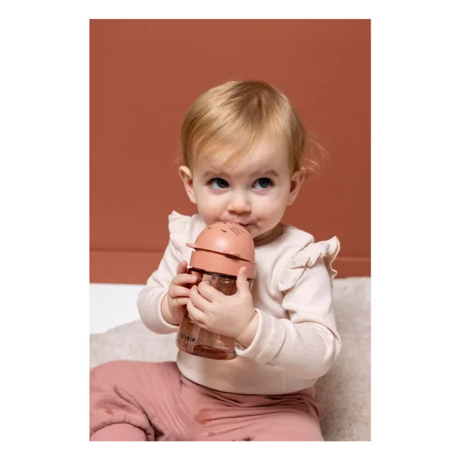 Gobelet Paille Mrs. Cat | Rose