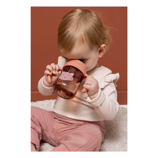 Tasse d'Apprentissage Mrs. Cat | Rose