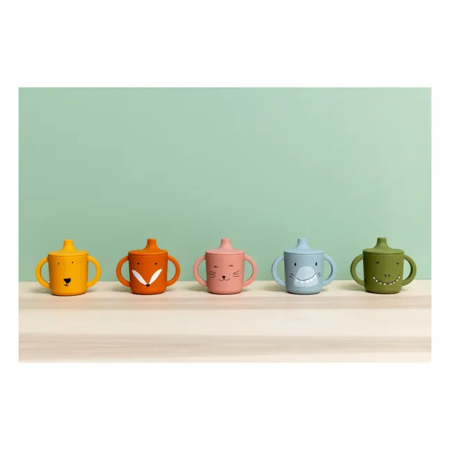 Tasse d'Apprentissage en Silicone Mr. Lion | Jaune