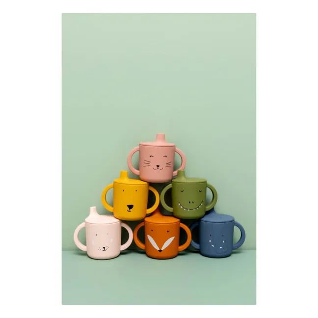 Taza de entrenamiento de silicona Mr. | Verde