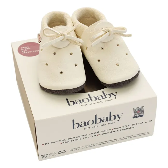 Chaussons Etoiles | Ecru