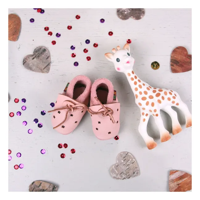 Chaussons Etoiles | Rose