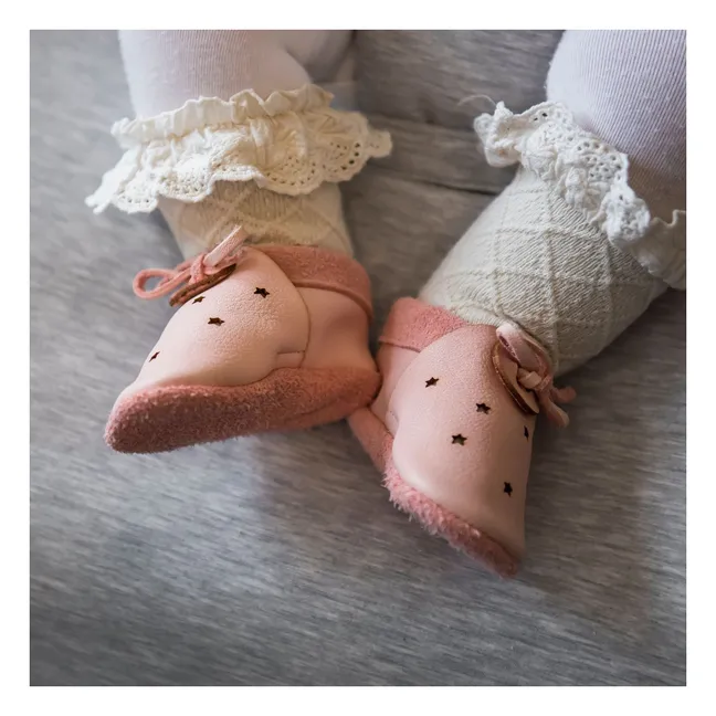 Chaussons Etoiles | Rose