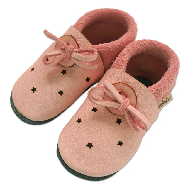 Chaussons Etoiles | Rose
