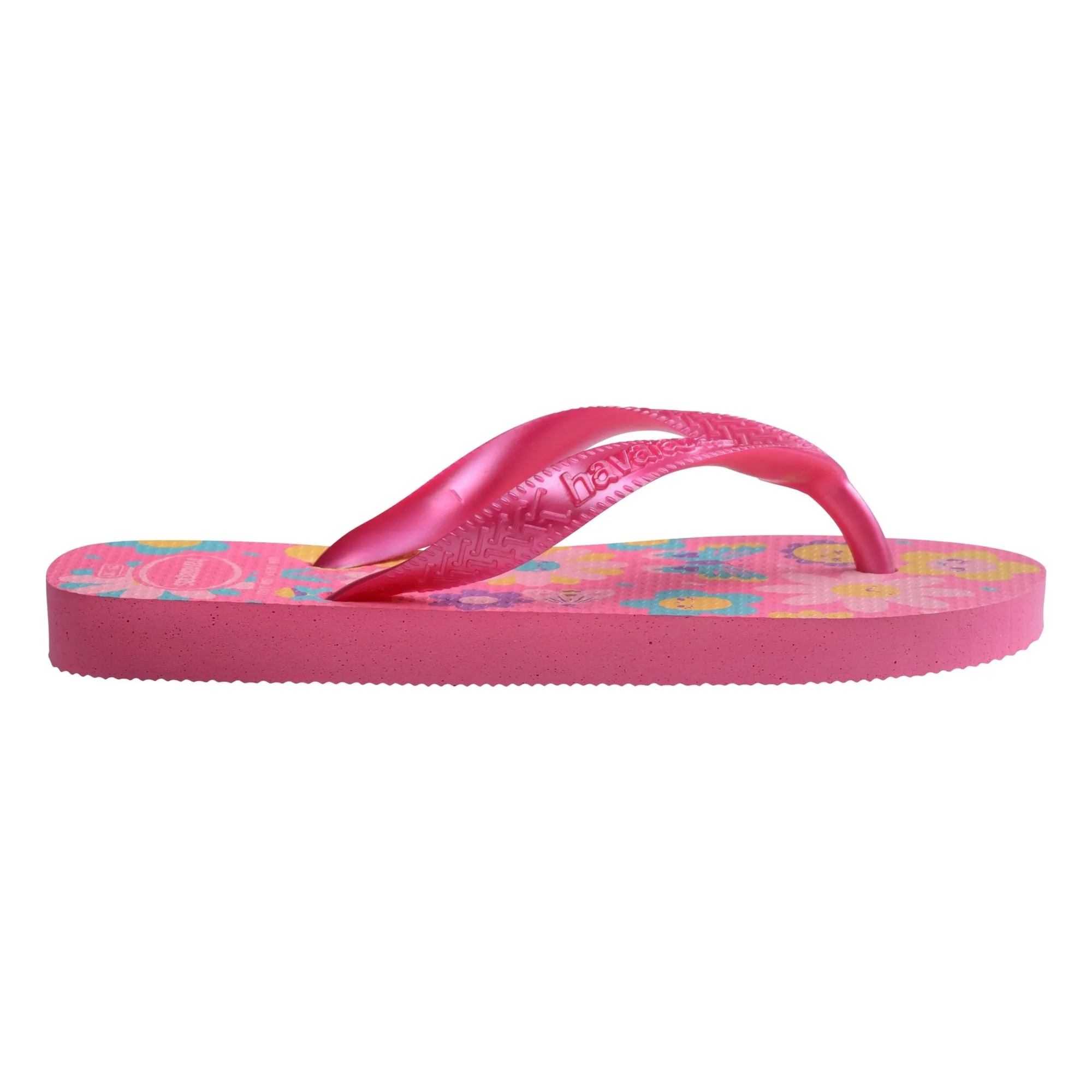 Tongs Flores | Rose fuschia- Image produit n°1