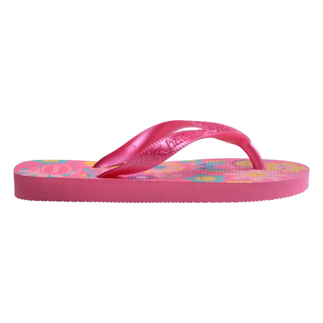 Tongs Flores | Rose fuschia