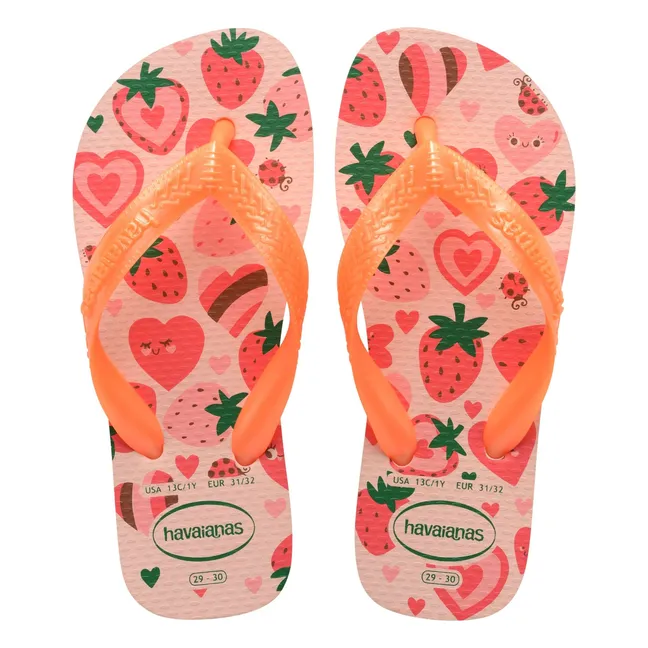 Tongs Flores | Rose
