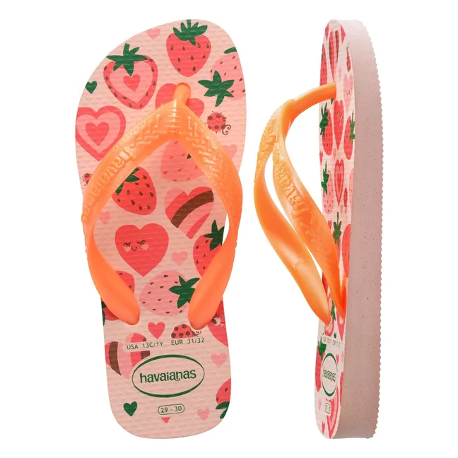 Tongs Flores | Rose
