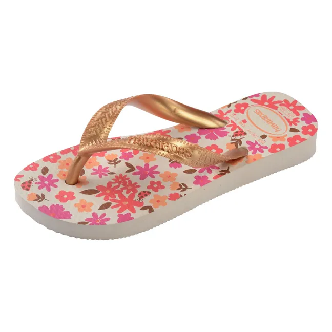 Flores flip-flops | Beige