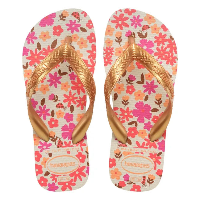 Flores flip-flops | Beige