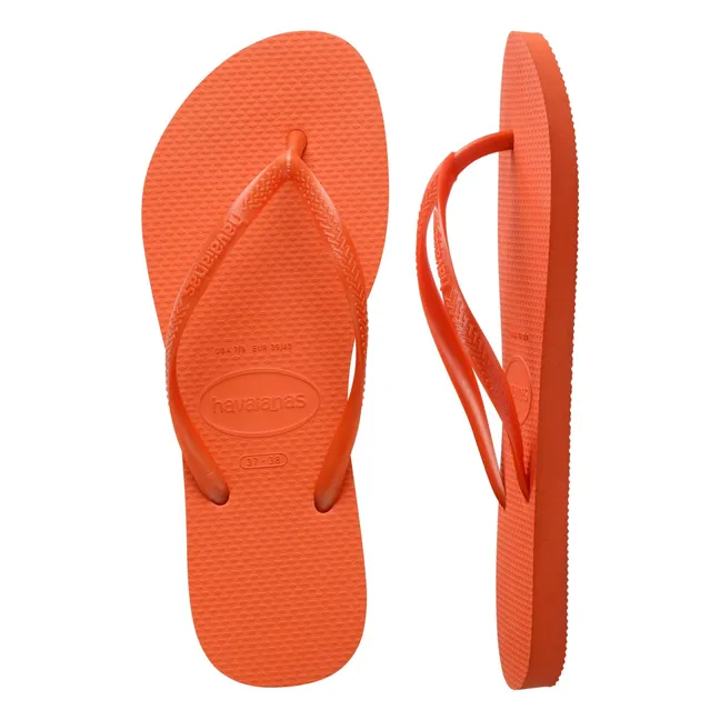 Chanclas finas | Naranja