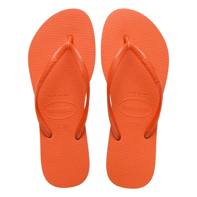 Chanclas finas | Naranja