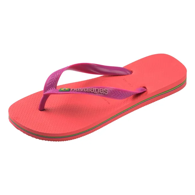 Chanclas Brasil Logo | Coral