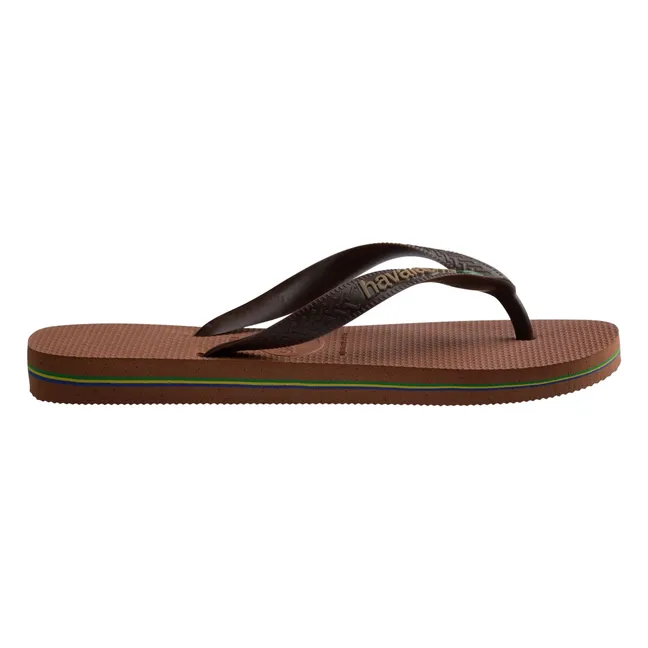 Tongs Brasil Logo | Marron