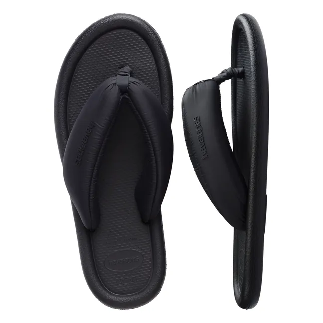 Maxi Puffed Up flip-flops | Black