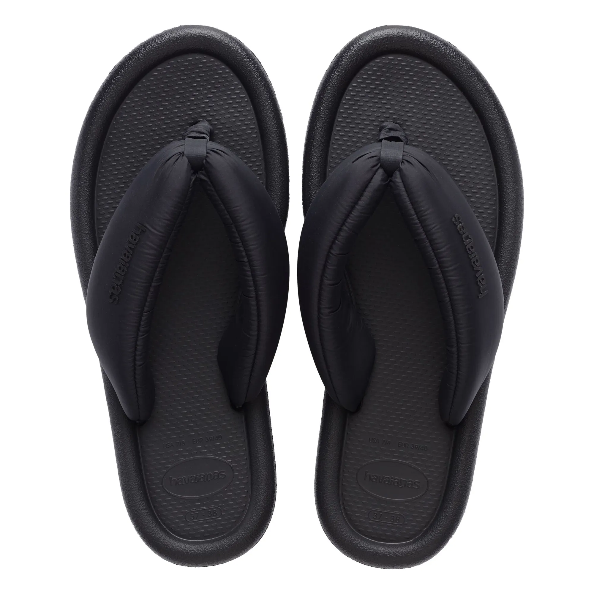 Tongs Maxi Puffed Up | Noir- Image produit n°1