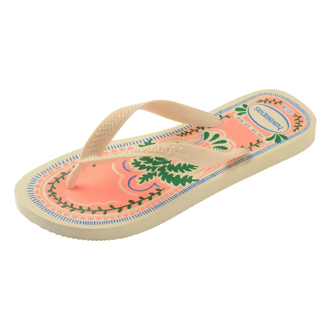 Flip-flops Top Summer Vibes | Beige