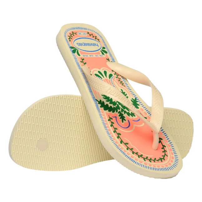 Chanclas Top Summer Vibes | Beige