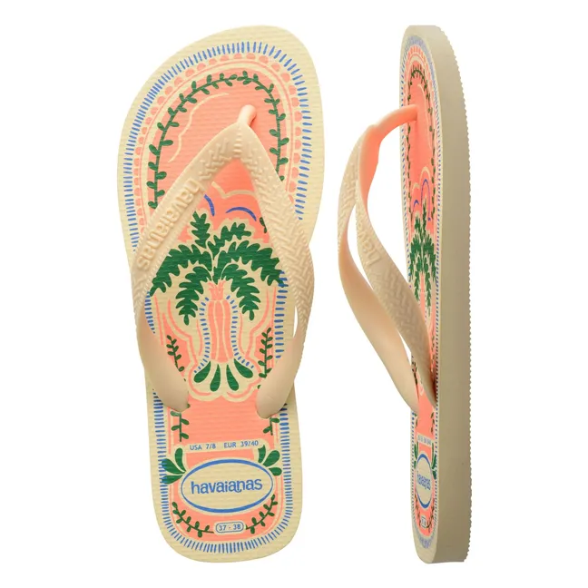 Flip-flops Top Summer Vibes | Beige