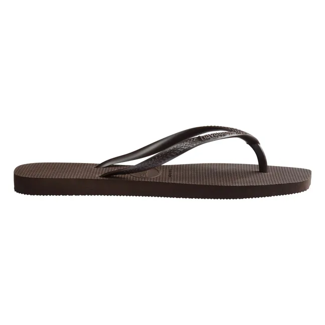 Tongs Slim Square | Chocolat