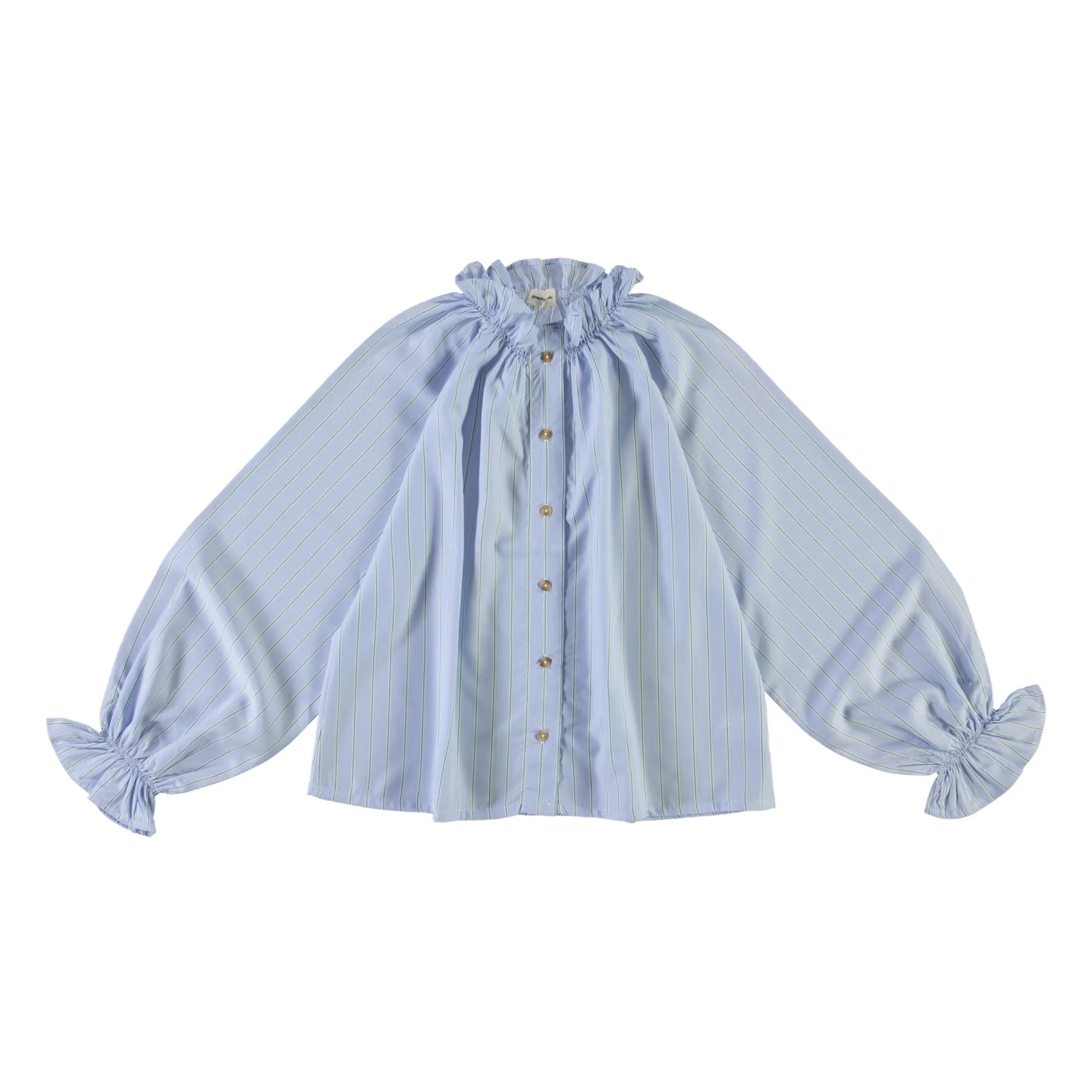 Blouse Rayures Garam | Vert- Image produit n°0